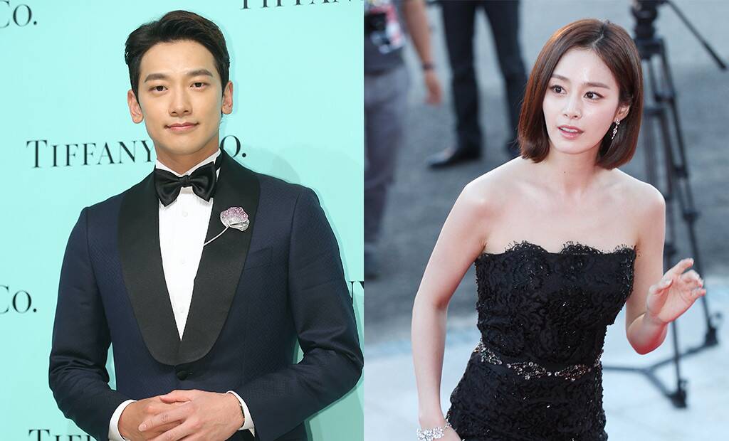 Photo of Rain & Kim Tae-Hee Timang Cahaya Mata Perempuan Kedua