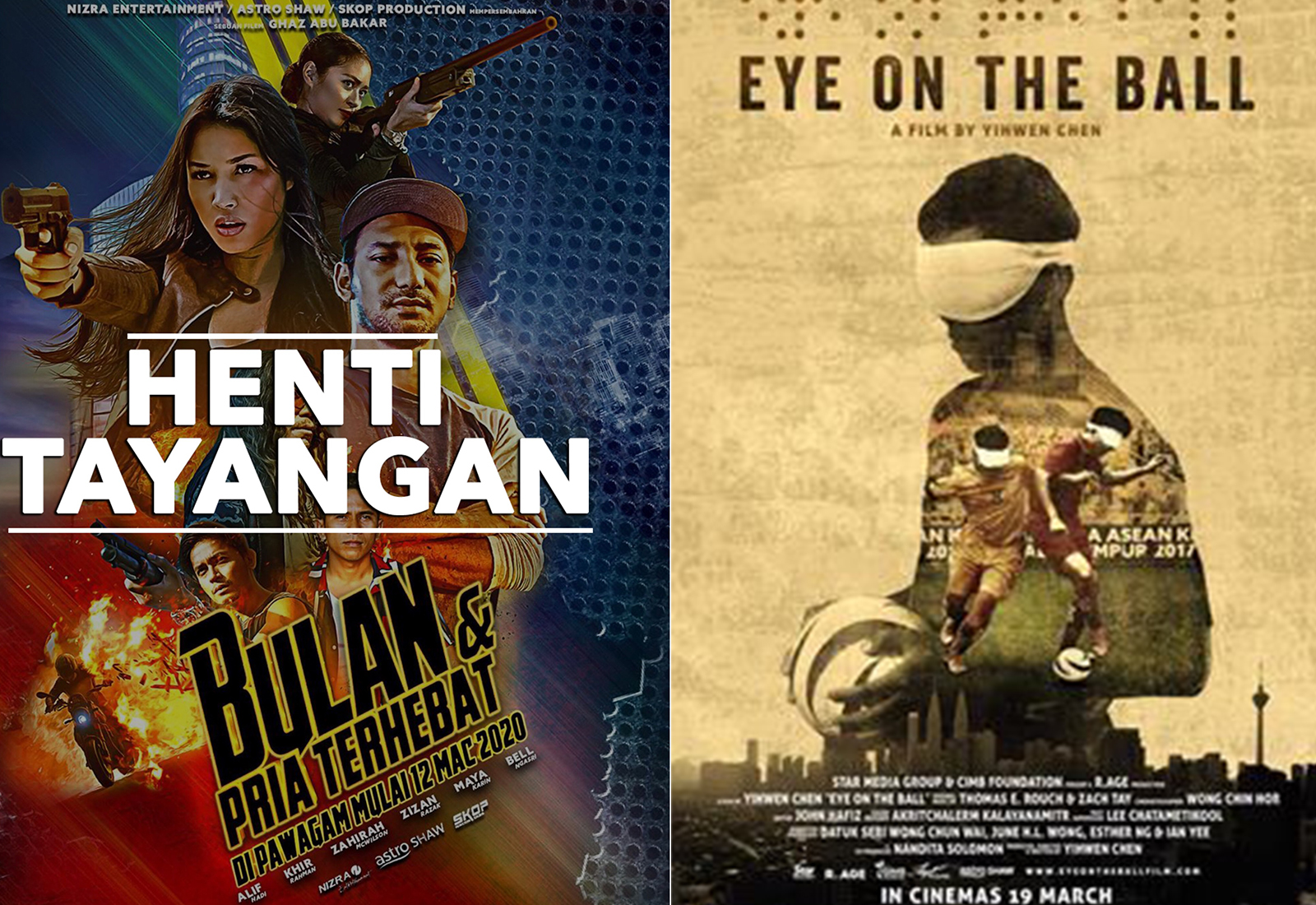 Photo of Bulan & Pria Terhebat Henti Tayangan, Eye On The Ball Tunda