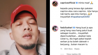 Photo of “Maaflah Ustaz Kalau Pakaian Caprice Tak Sesuai” – Caprice Akui Disindir Seorang Ustaz Yang Kurang Senang Cara Pemakaiannya