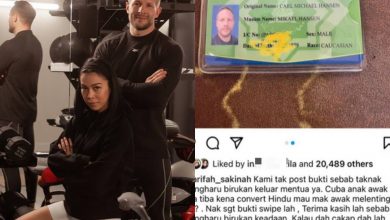 Photo of Perkahwinan Dipertikai Segelintir Pihak, Sharifah Sakinah Dedah Bukti Suaminya Sudah Memeluk Agama Islam