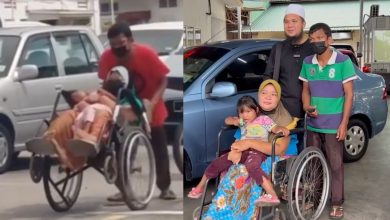 Photo of Viral Suami Tolak Isteri Berkerusi Roda Dengan Aksi Wheely, Ebit Lew Beri Hadiah Sebuah Kereta Proton Saga BLM