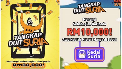 Photo of Suria FM Tawar Hadiah Wang Tunai Sehingga RM30,000 Menerusi Peraduan ‘Tangkap Duit Suria’