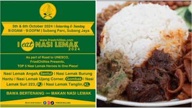 Photo of Peluang Temui Lima ‘Hero’ Nasi Lemak’ Di Acara ‘I Eat Nasi Lemak’, Raikan Budaya Sarapan Pagi Malaysia